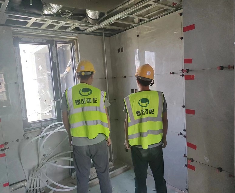 硅瓷復合 精品墻板 北京裝飾工程樣板間